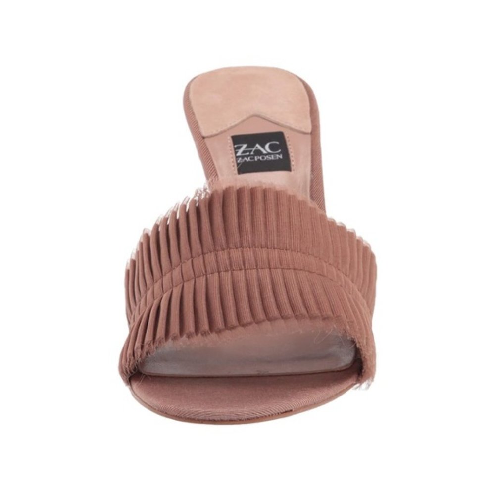 ZAC by ZAC POSEN Venecia Slip On Stiletto Mule Sandals in Cappuccino Size 6M NIB - Picture 6 of 9